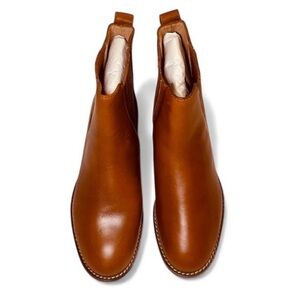 New Madewell Chelsea Boots Genuine Leather in Saddle Brown - Size 7M